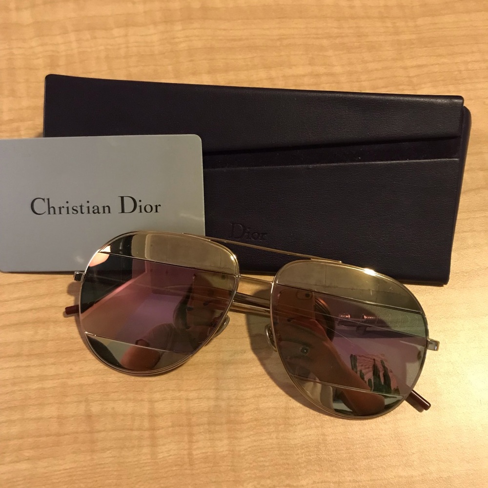 authentic dior 2-toned glasses